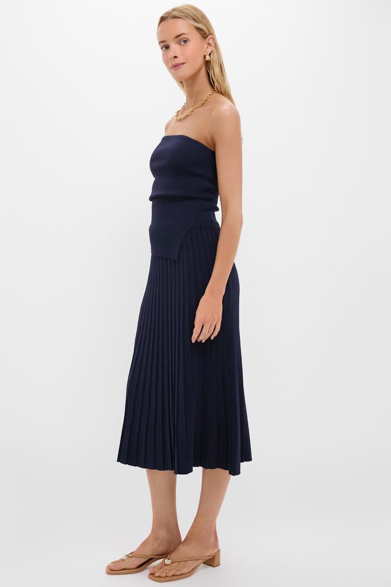 Navy Knit Hathaway Two-Piece Set