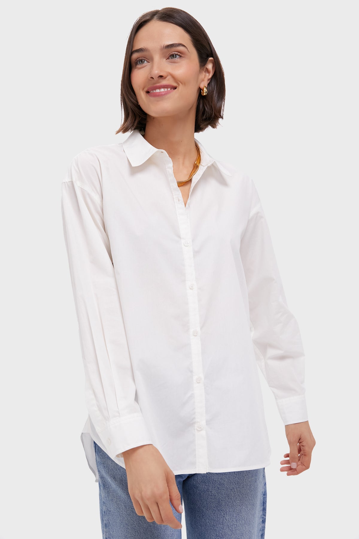 White Wexler Cotton Button Down | Tuckernuck