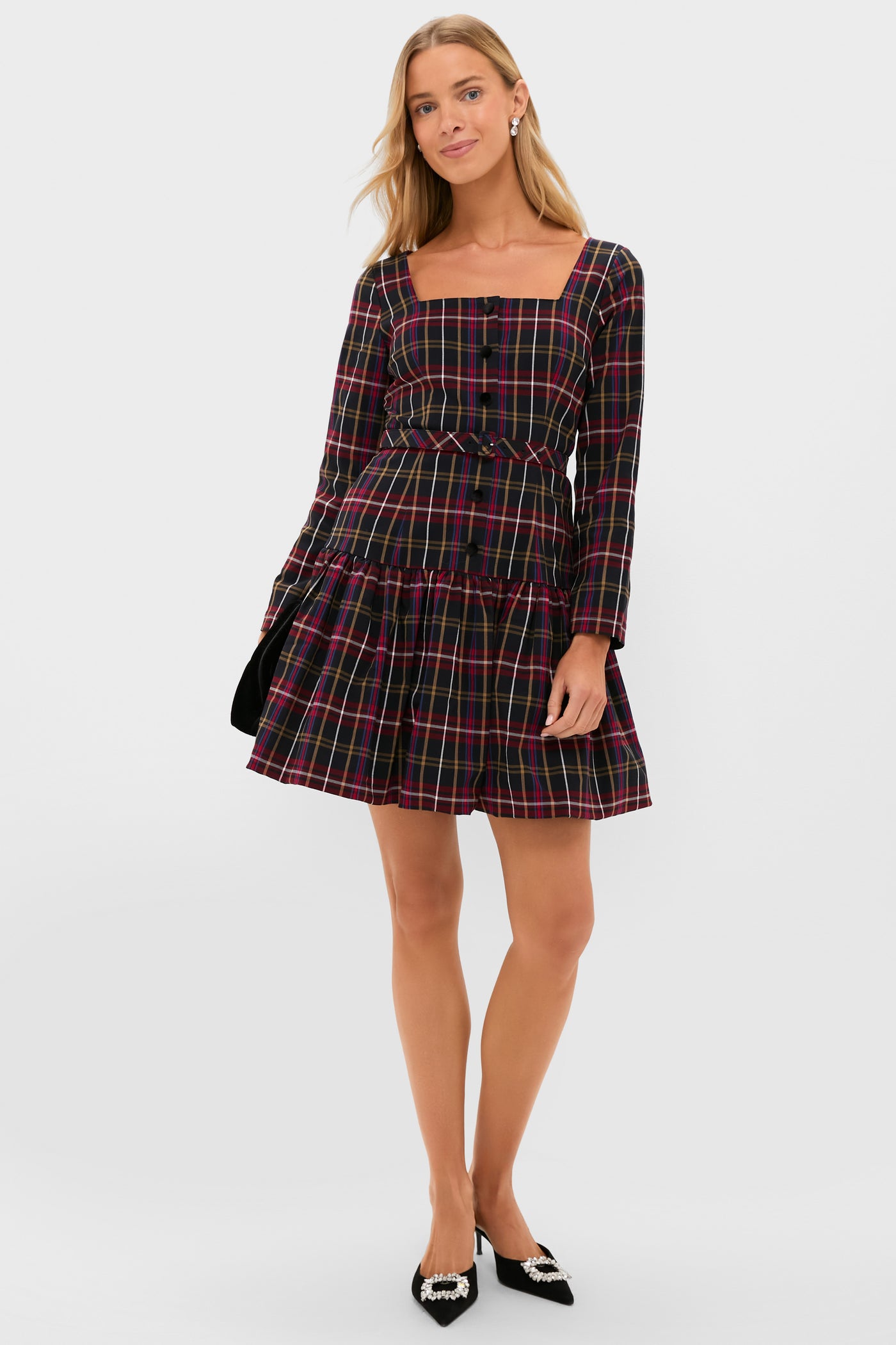 Tuckernuck Baroque Tartan Bubble Liza Dress Baroque Tartan / S Tuckernuck Baroque Tartan Bubble Liza Dress Baroque Tartan / S