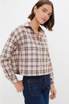 Brown Plaid Cropped Jasper Button Down