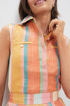 Multi Rainbow Stripes Ylenia Top