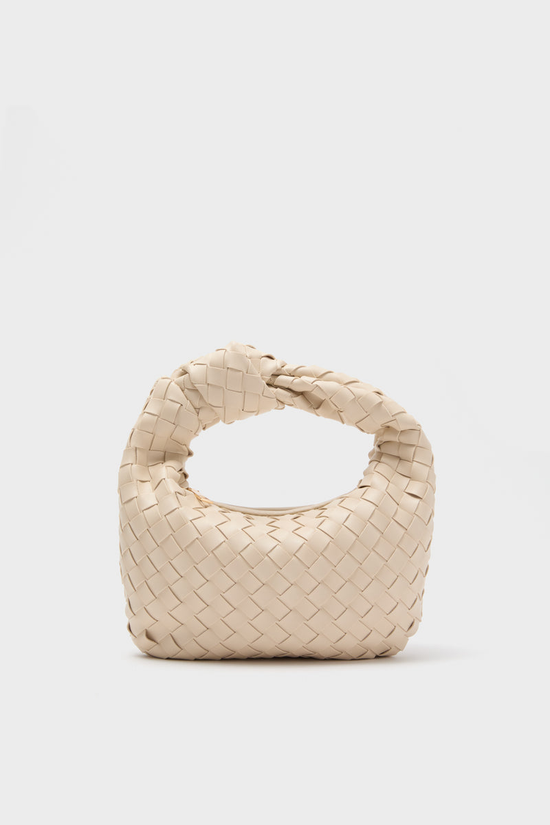Oatmilk Woven Tracy Bag