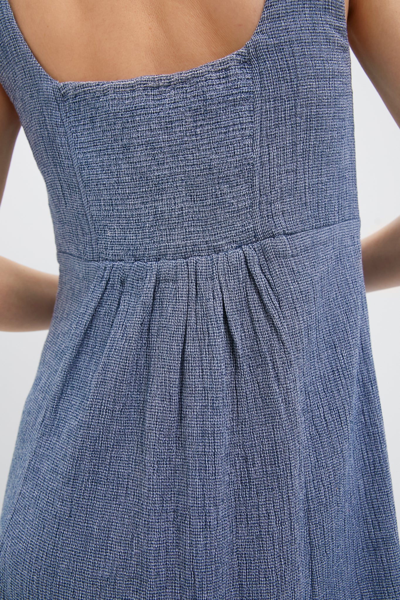 Navy and White Felicity Dress