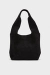 Black Suede Veronica Beard Sling Bag