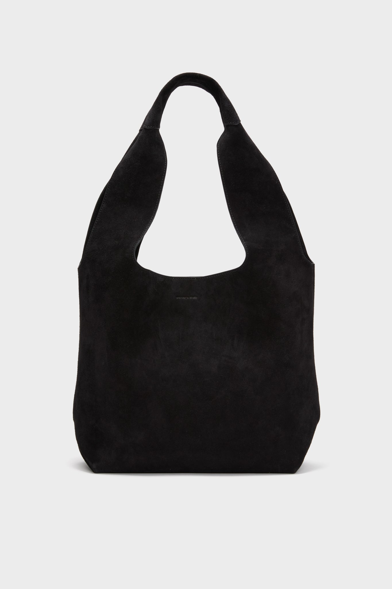 Black Suede Veronica Beard Sling Bag