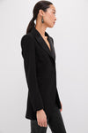 Satin Lapel Emile Blazer