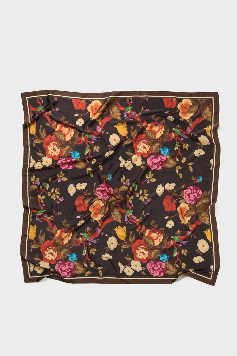 Baroque Floral Large Scarf