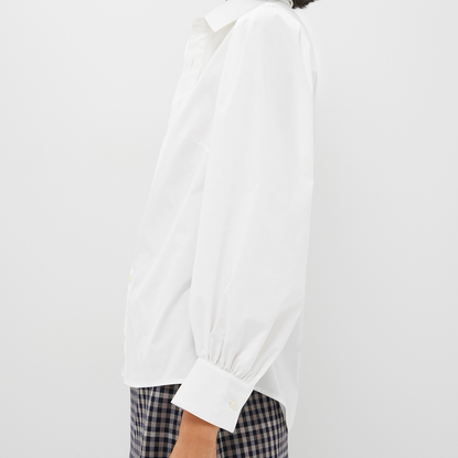 White Carolina Button Down