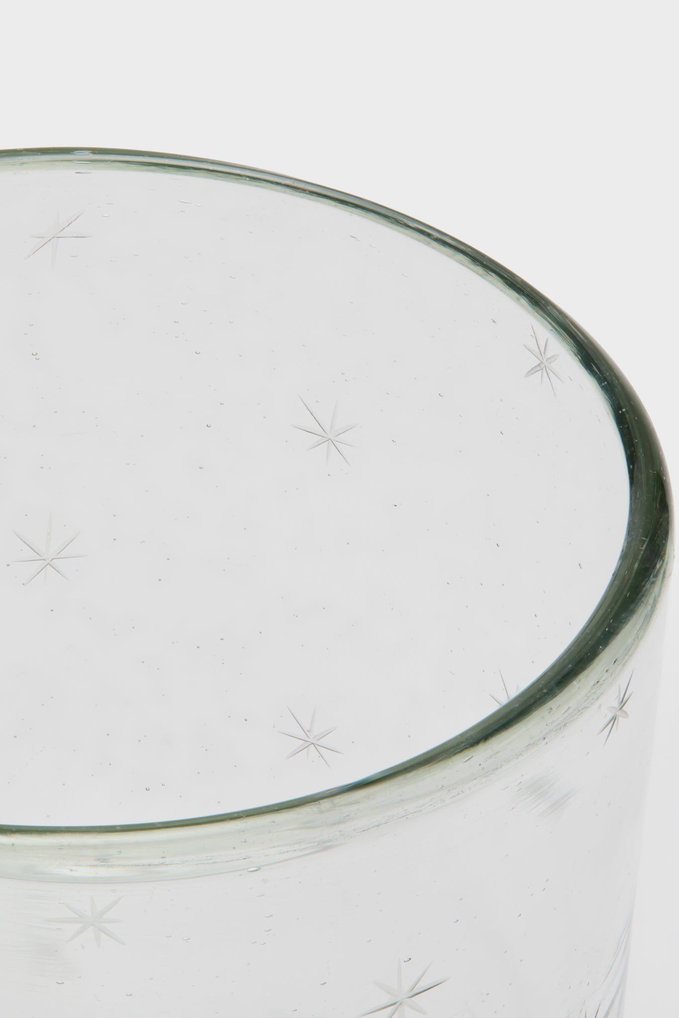 Clear Starry Night Rocks Glass
