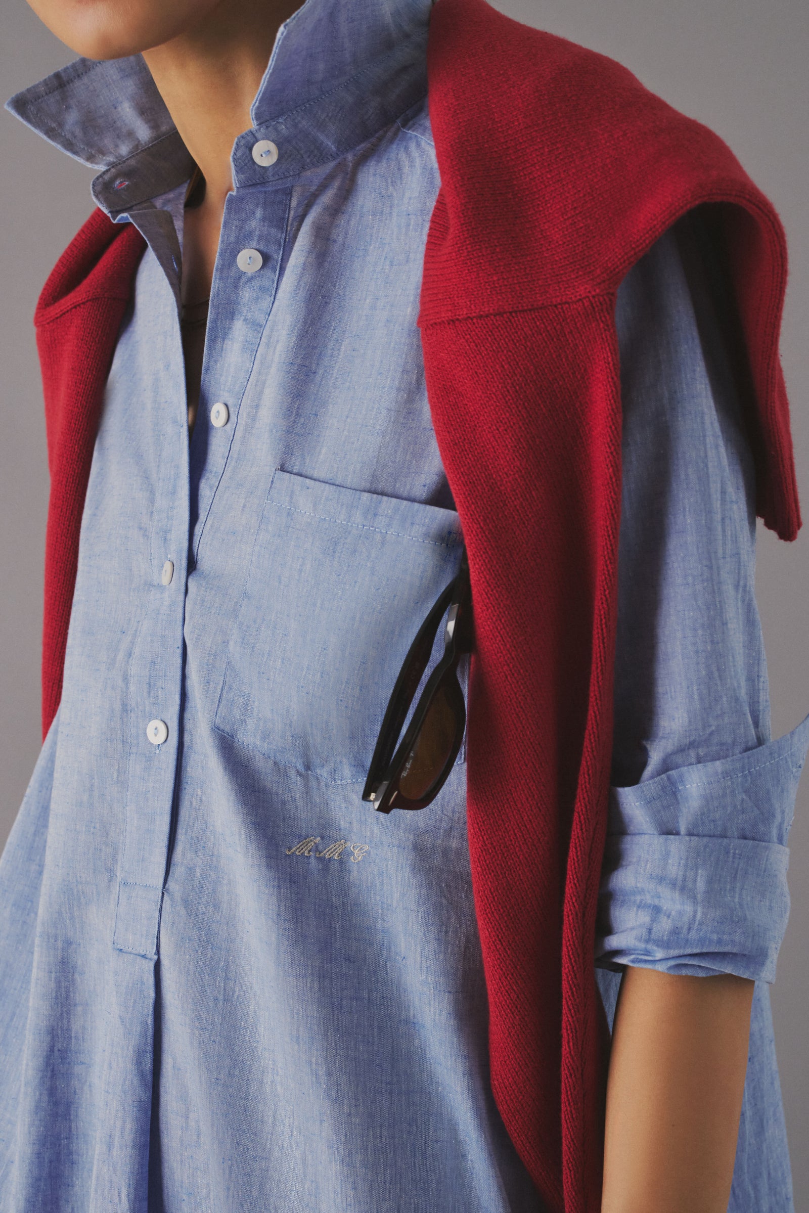 Chambray Callahan Shirt Dress