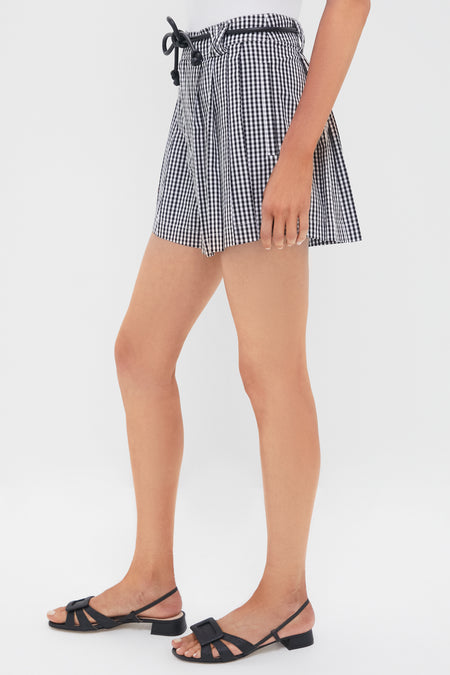 Multi Neci Gingham Shorts with Belt