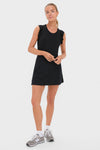 Black Ruffle Performance Jersey Lea Tank