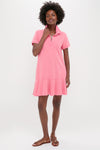 Washed Pink Pique May Polo Dress