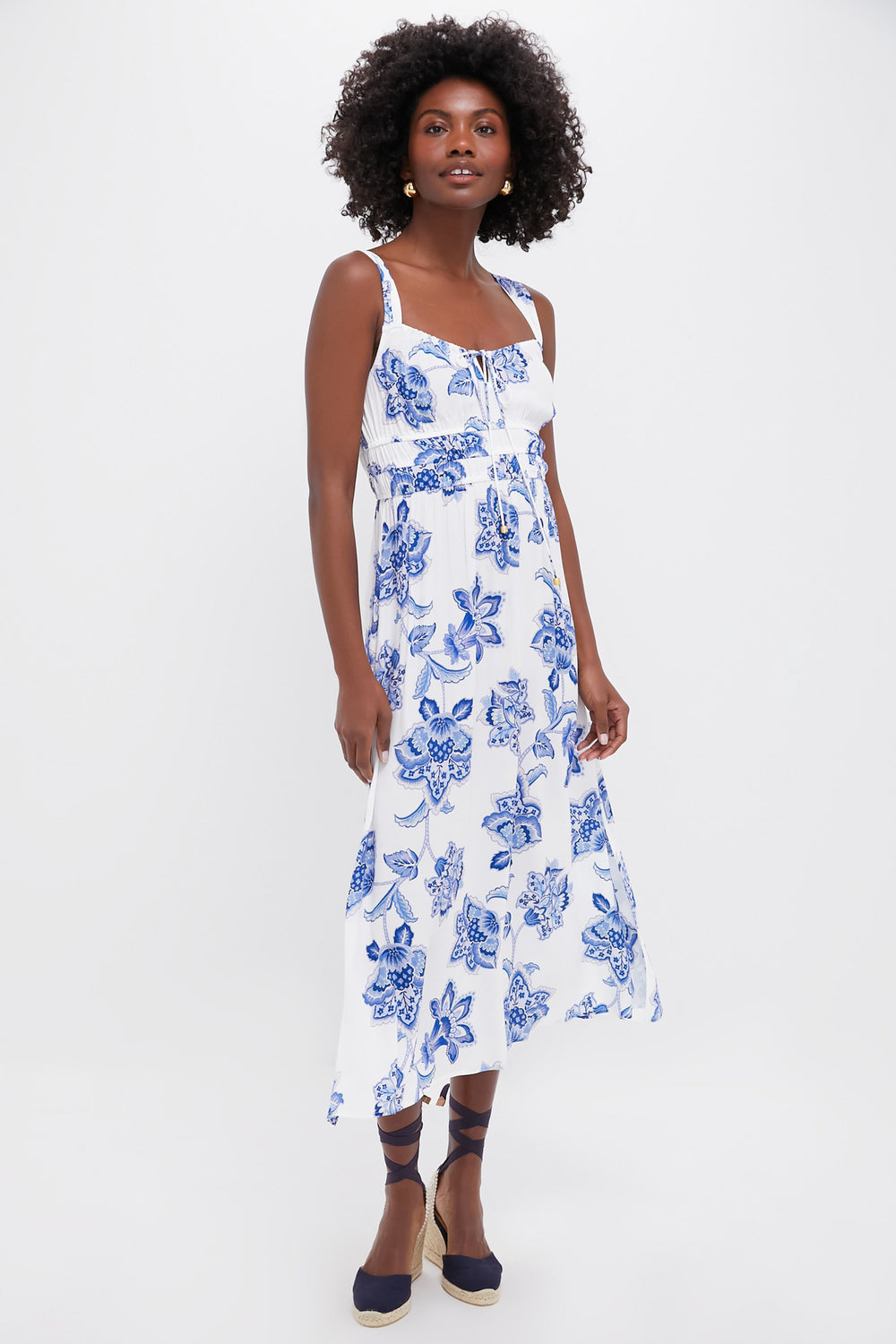 halter a line wedding guest dress Daria Halter Neck Midi Dress