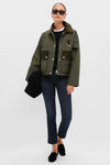 Olive Phoebe Casual Jacket