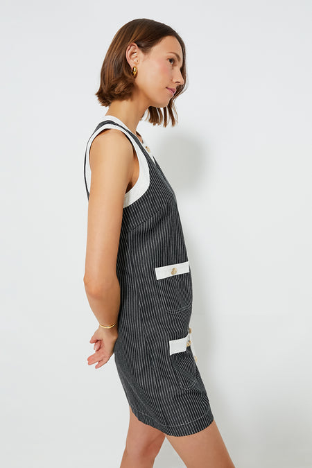 Black Stripe Voileta Dress
