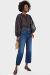 Midnight Oleander Sawyer Blouse
