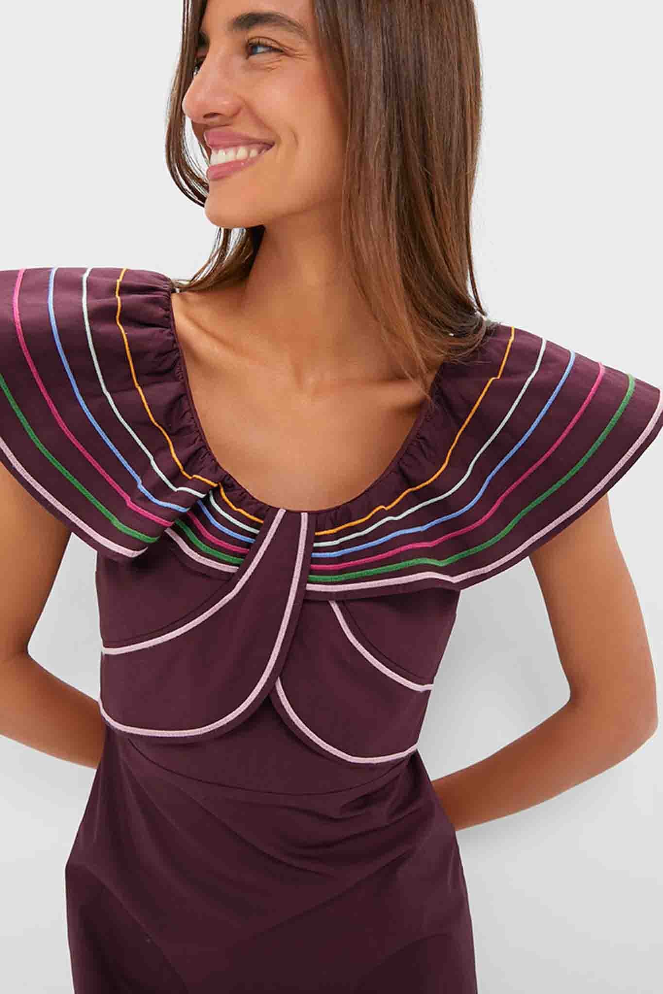 Embroidered Ellison Dress