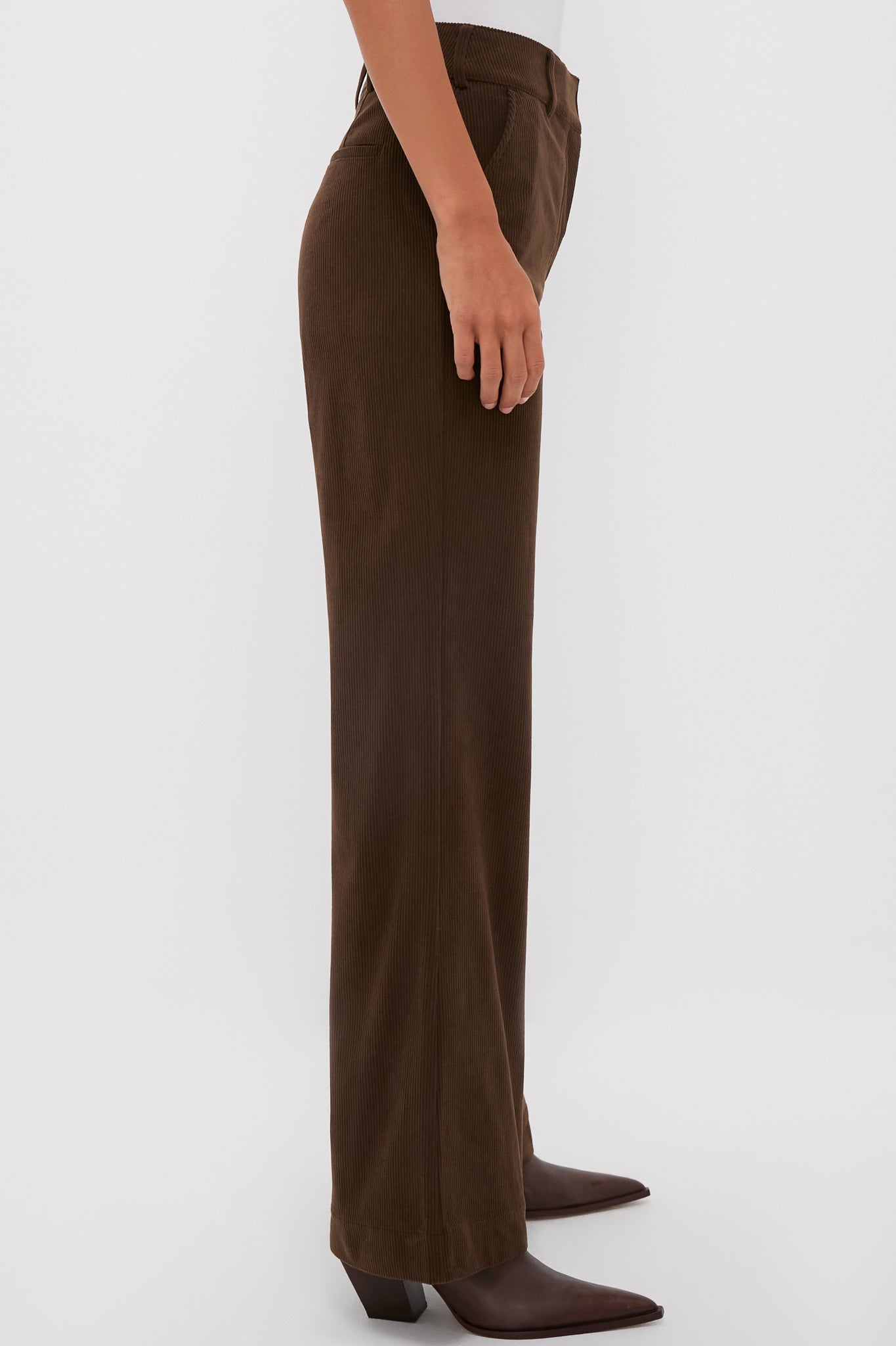 Chocolate Brown Wide Wale Corduroy Hunter Pants