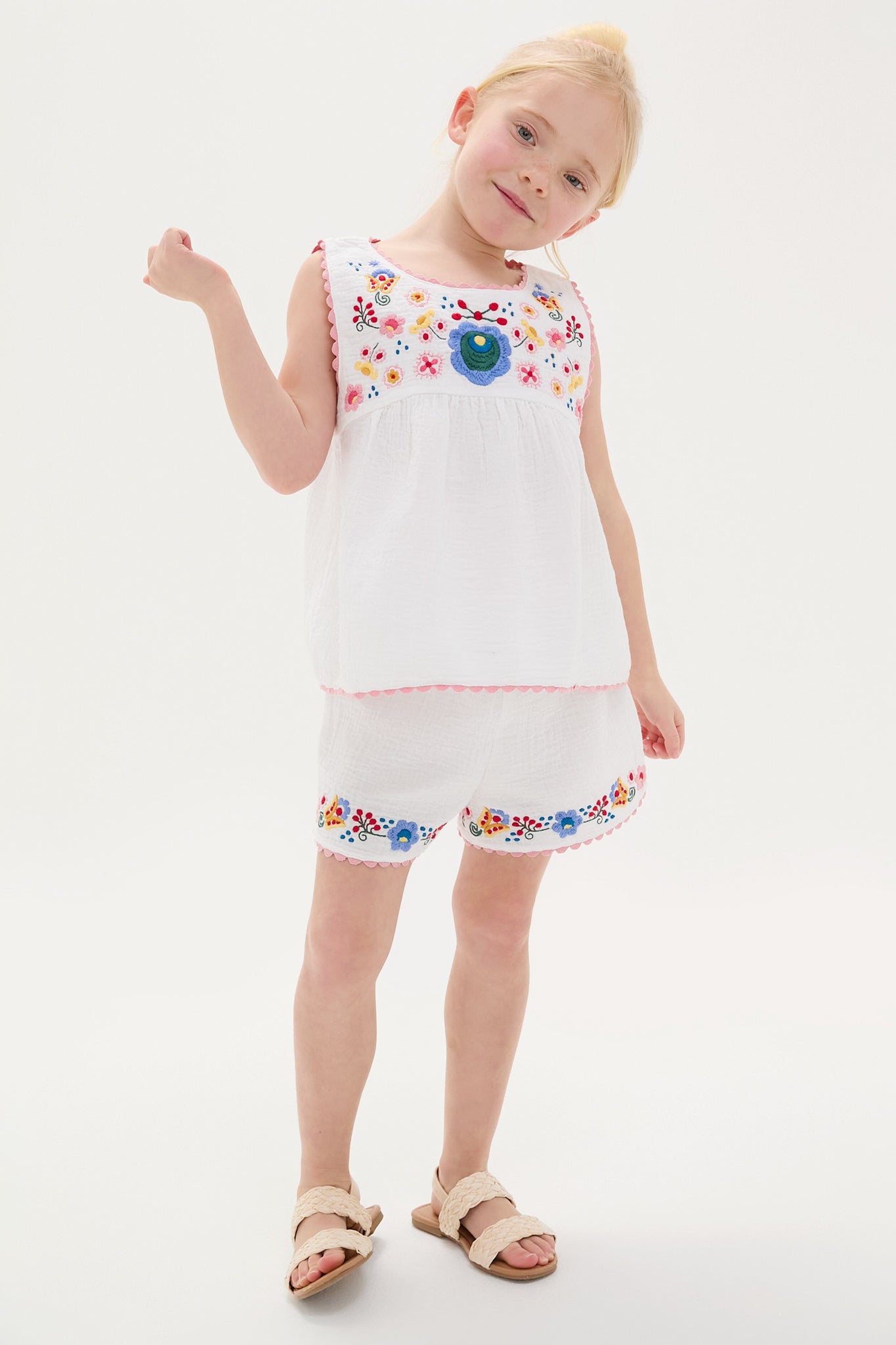 White Solenia Blouse