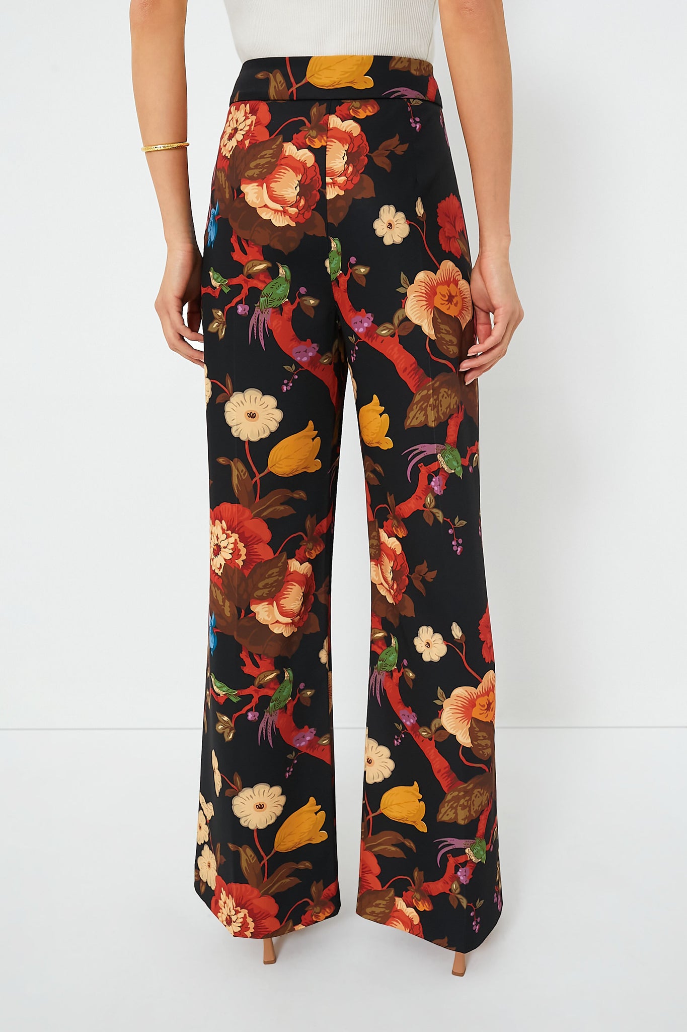 Floral pants best sale