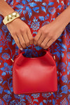 Red Leather Madeleine Bag