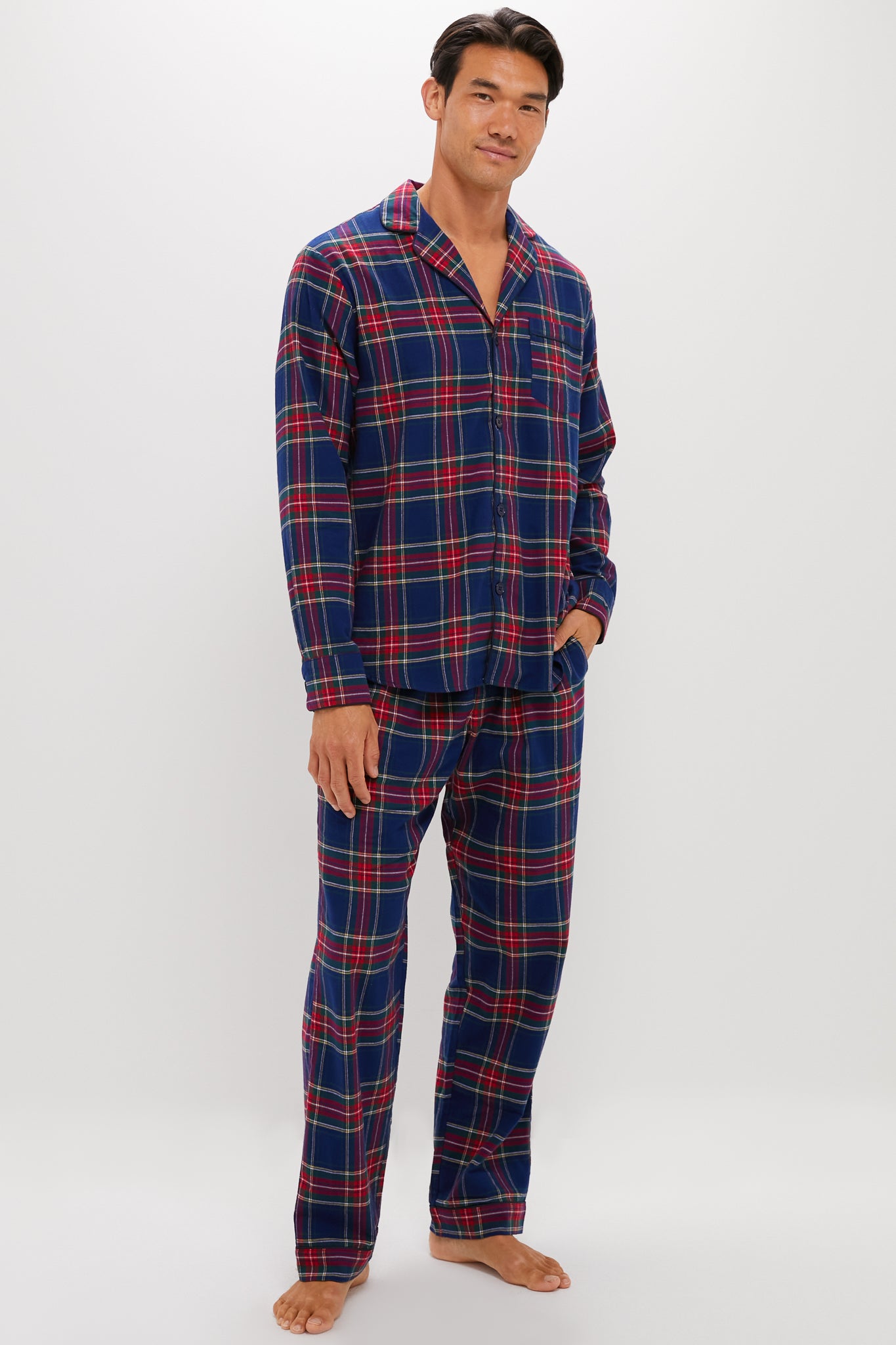 Mens Windsor Tartan Pajama Set