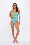 Ceiba Durazno Embroidered One Piece