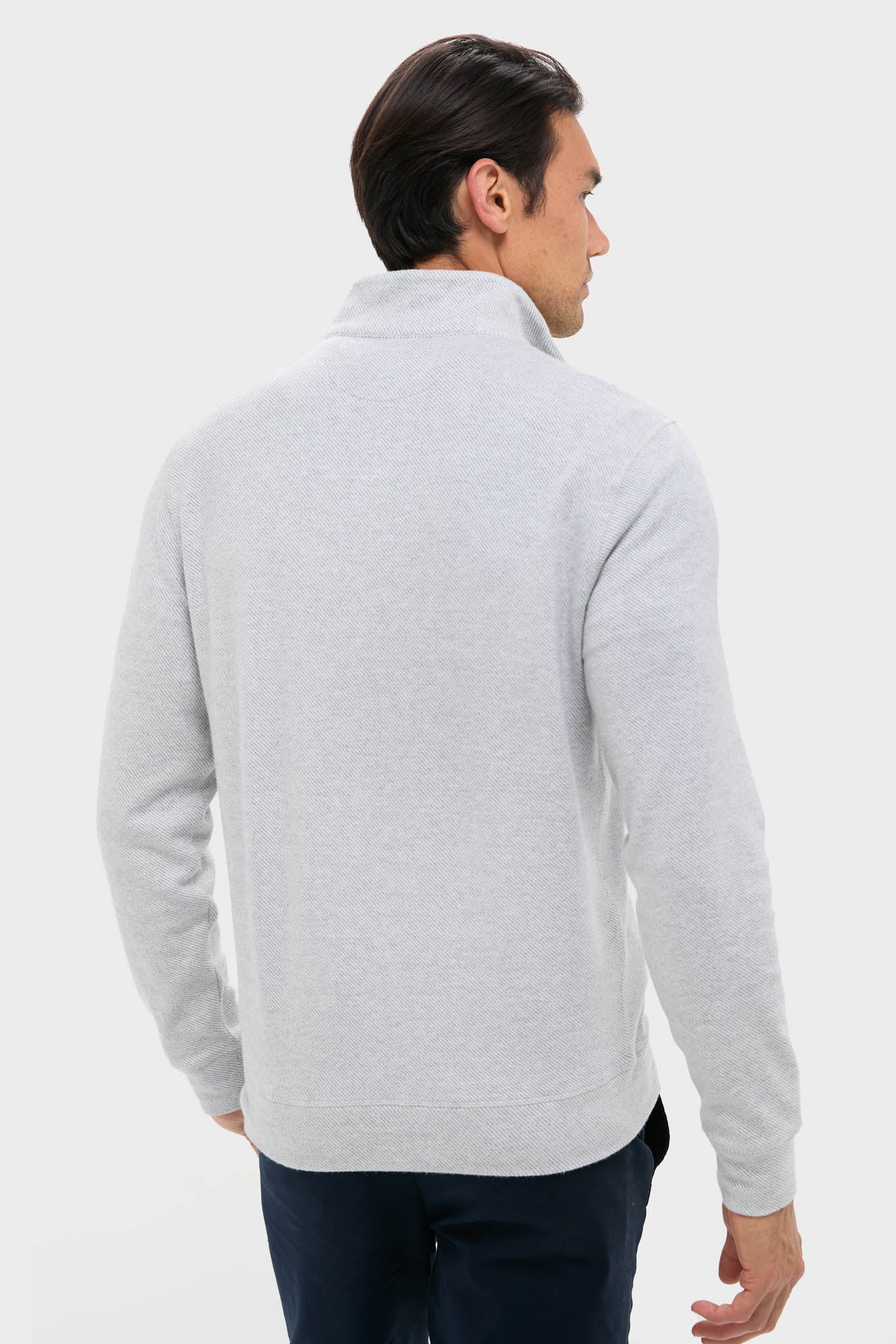 Light Heather Gray Legend Sweater Quarter Zip