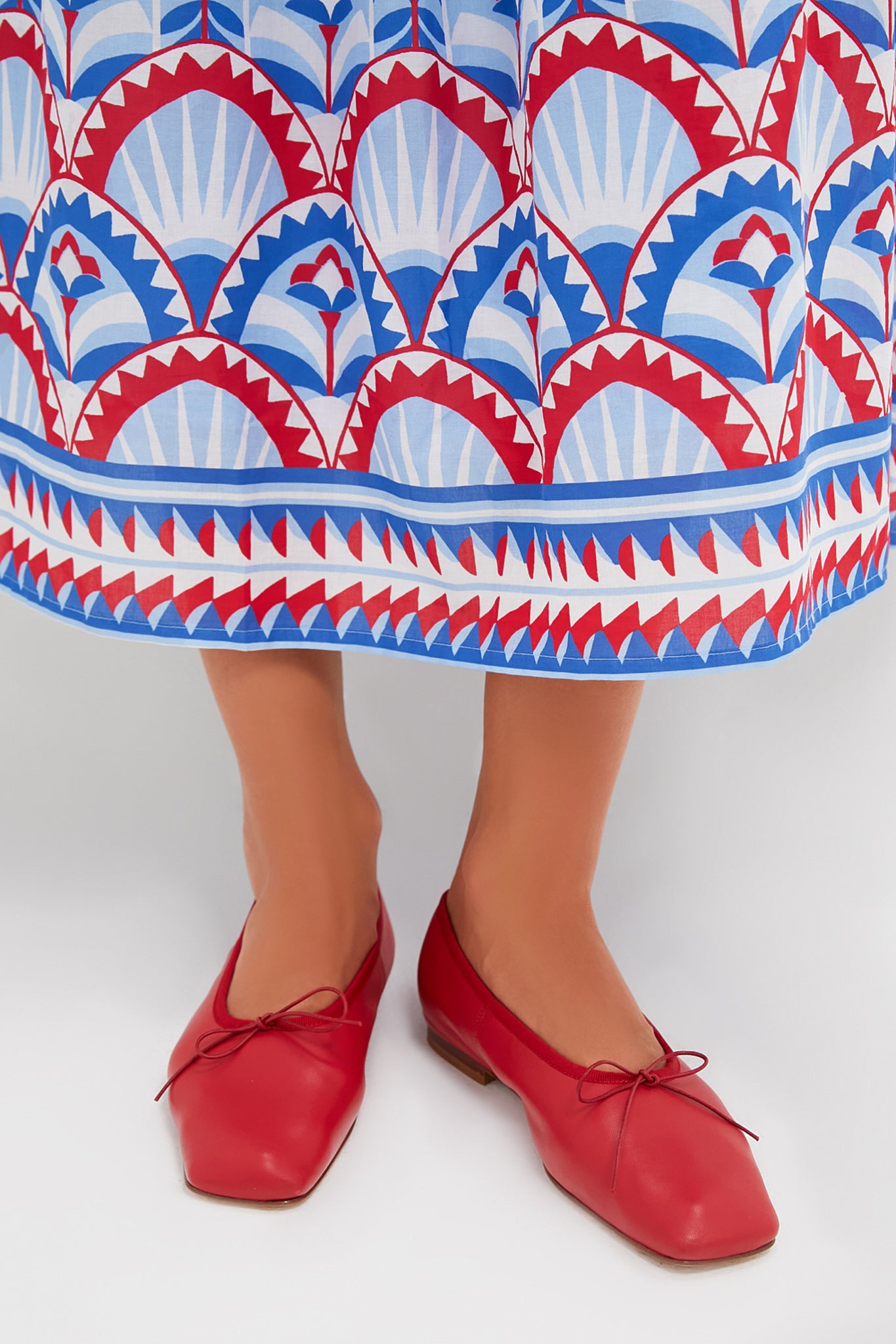 Flamma Square Toe Ballerina