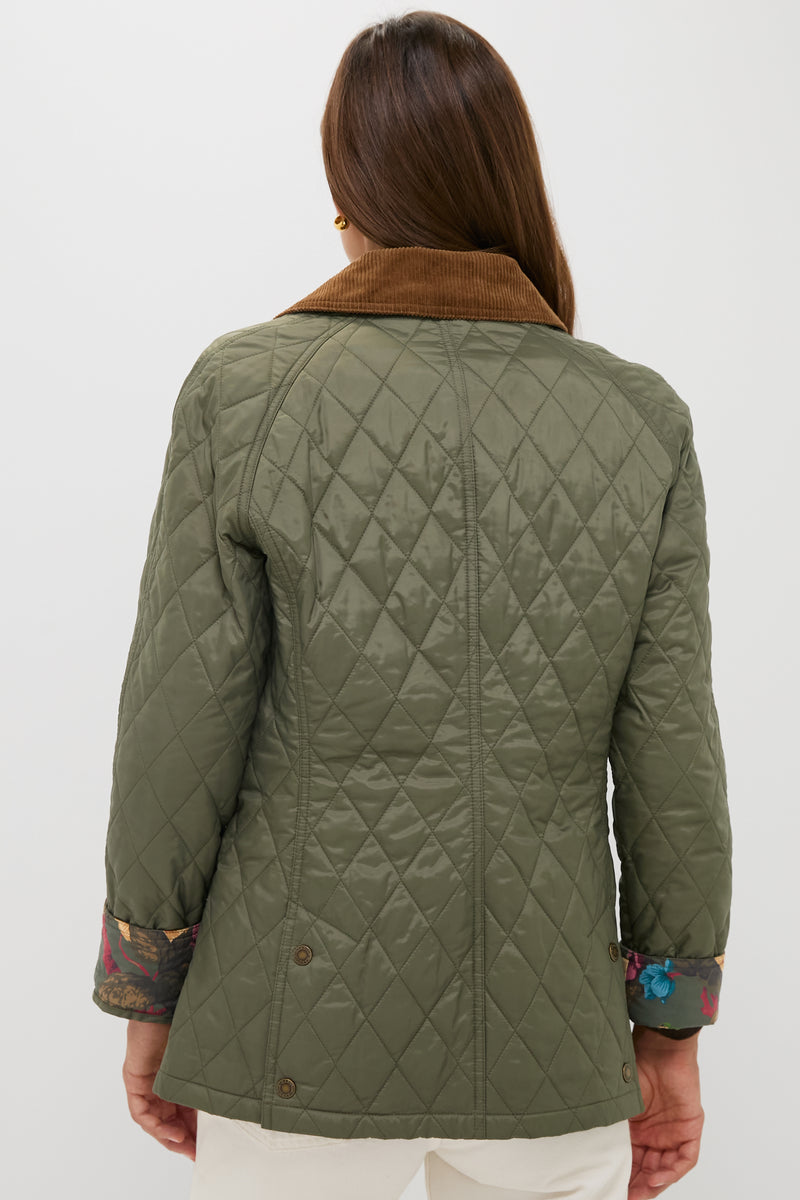 Dusty Khaki Barbour x Tuckernuck Lainey Quilt