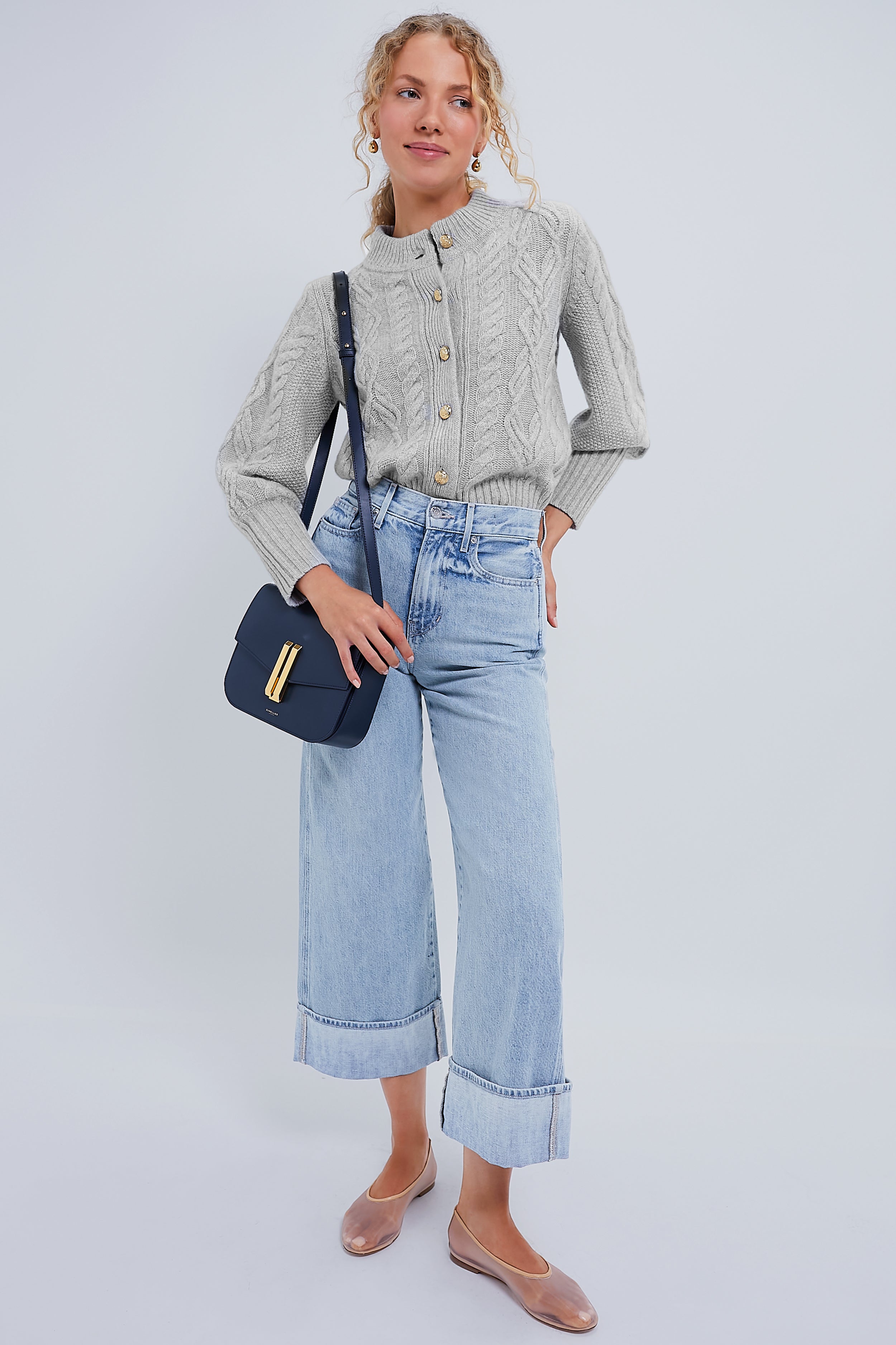 Gray Cashmere Colette Cardigan | Tuckernuck