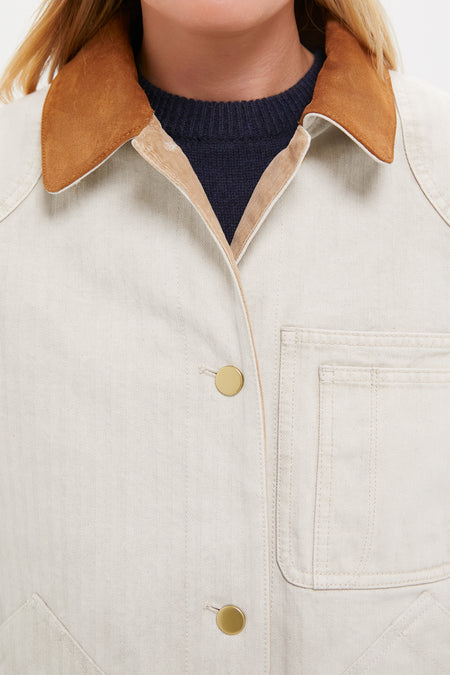 Light Oatmeal Abbas Barn Jacket