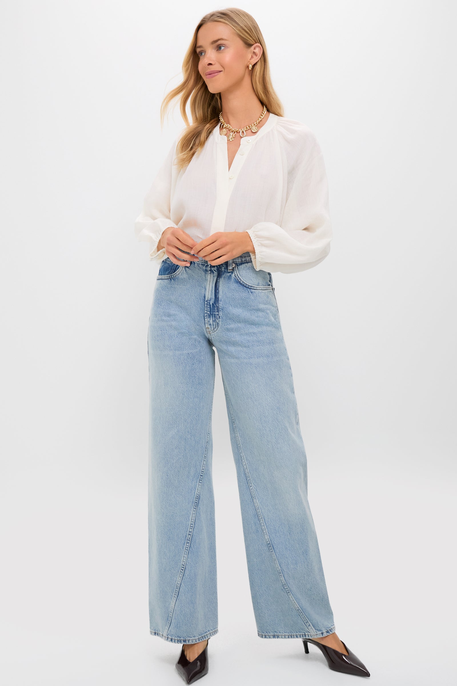 Cream Sawyer Blouse