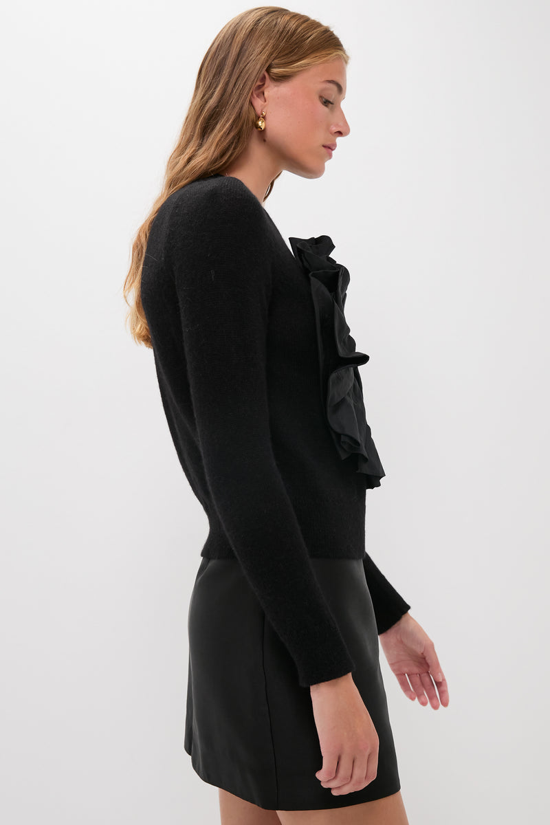 Black Memoria Pura Knitted Embellished Sweater