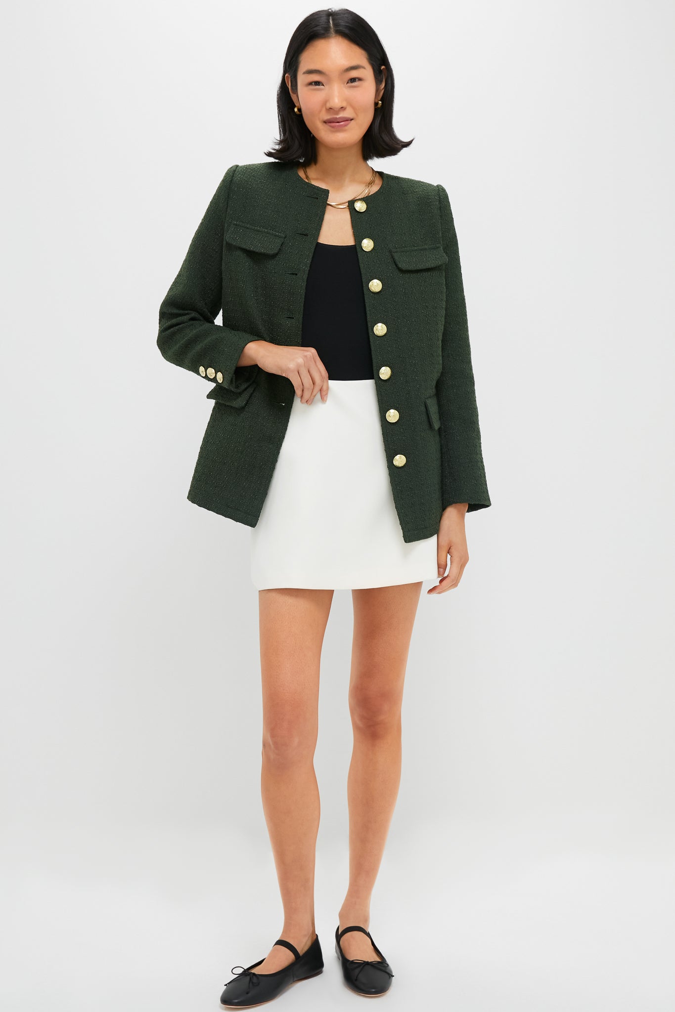Olive Tweed Jennings Jacket | Pomander Place