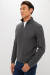 Mountain Coal Textured Knit Quarter Zip