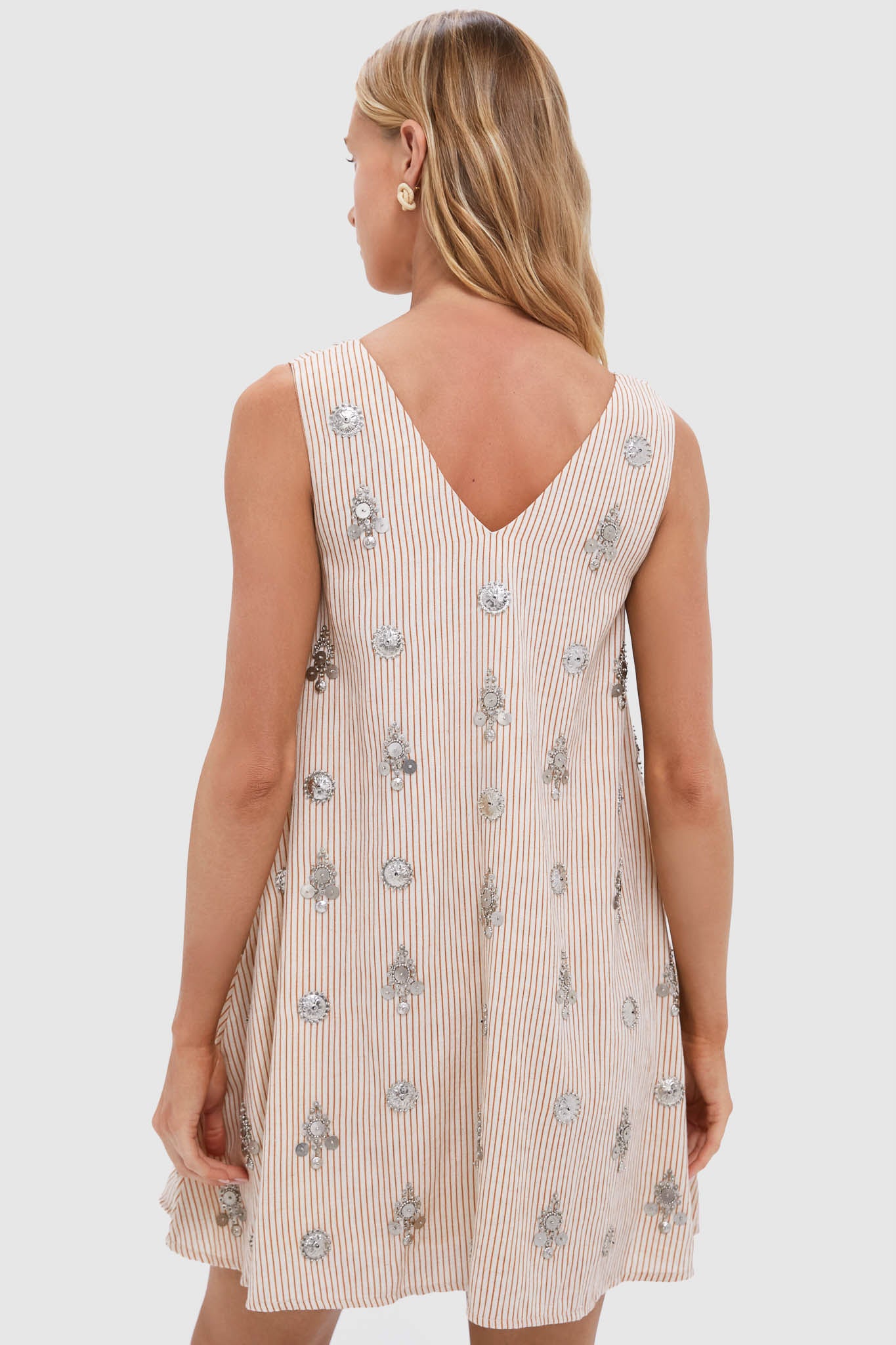 Soleil Cedar Coin Dress