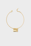 Gold Plated Carre Necklace