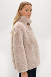Chantilly Curly Alternative Fur Jacket