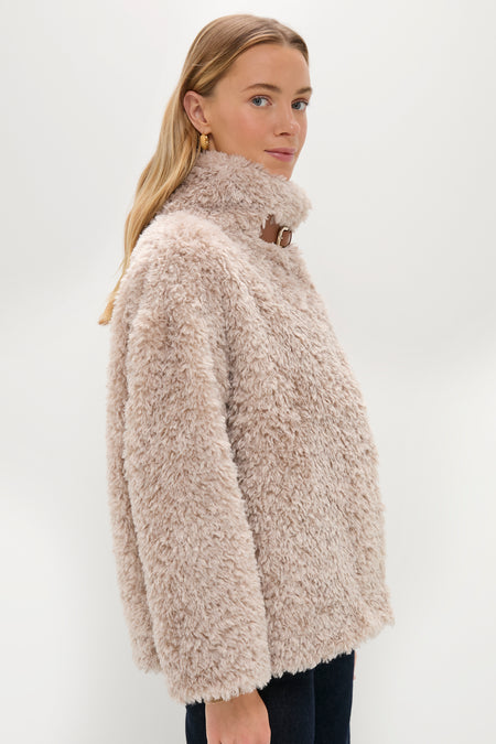 Chantilly Curly Alternative Fur Jacket