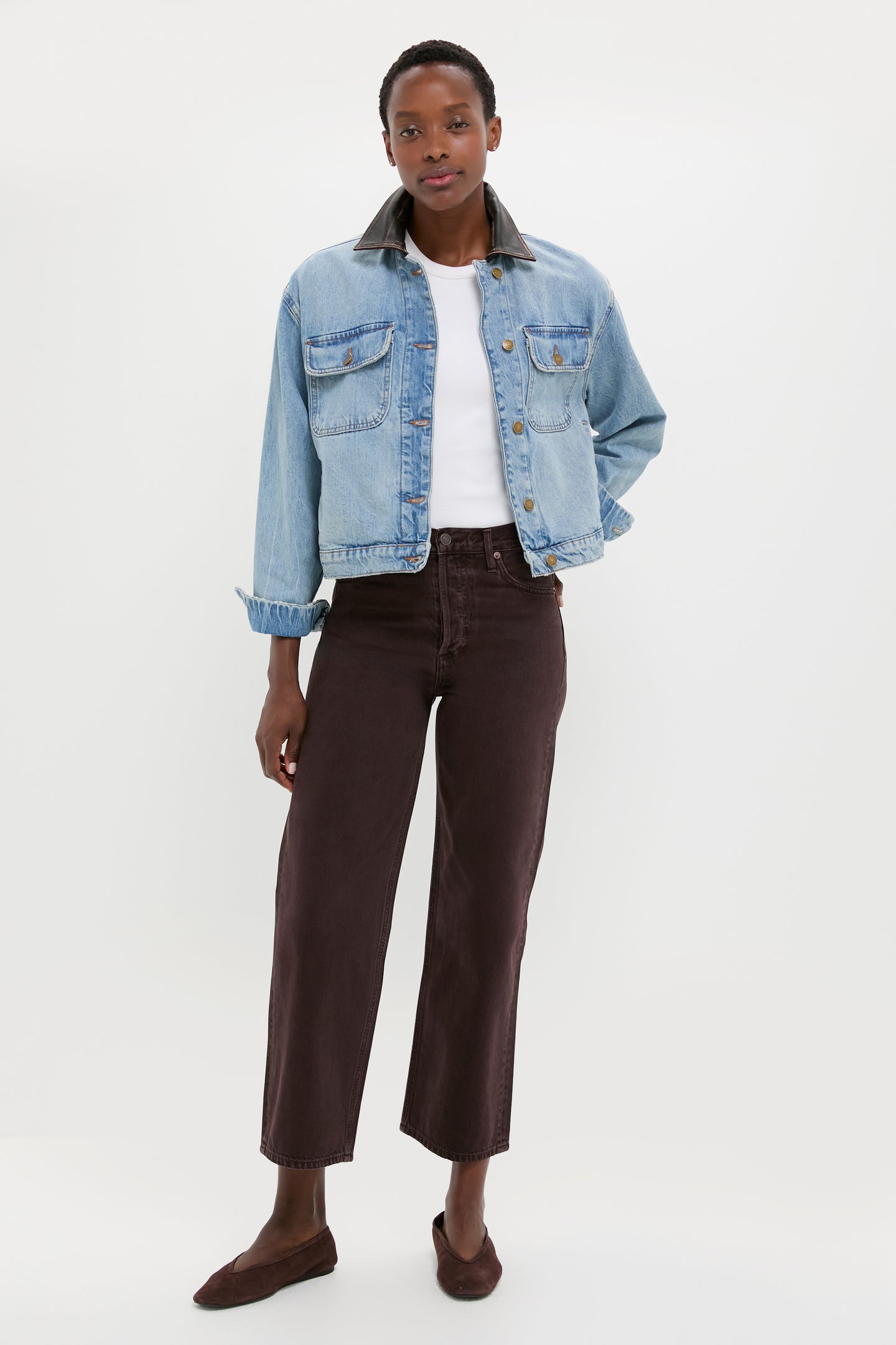 Coney Island Philoh Cropped Denim Jacket