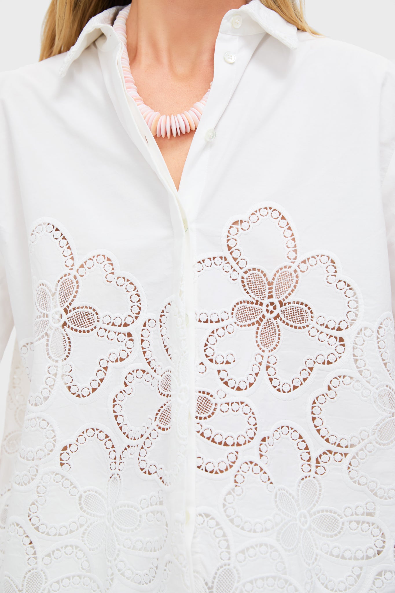 Ivory Akari Lace Top