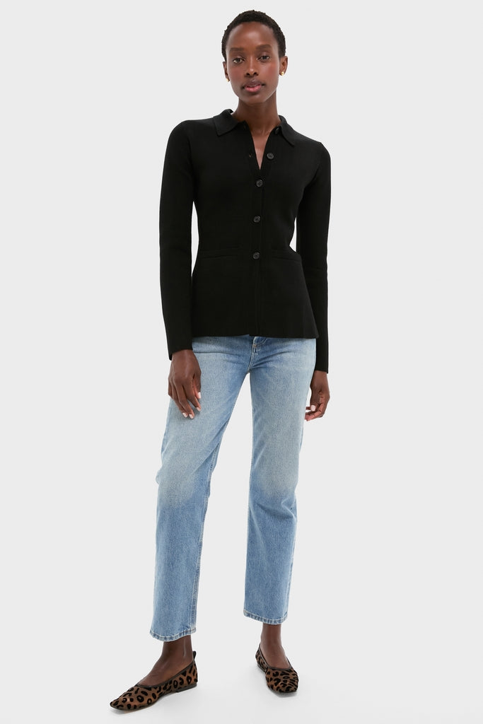 Black Betti Knit Cardi | Apiece Apart | Tuckernuck