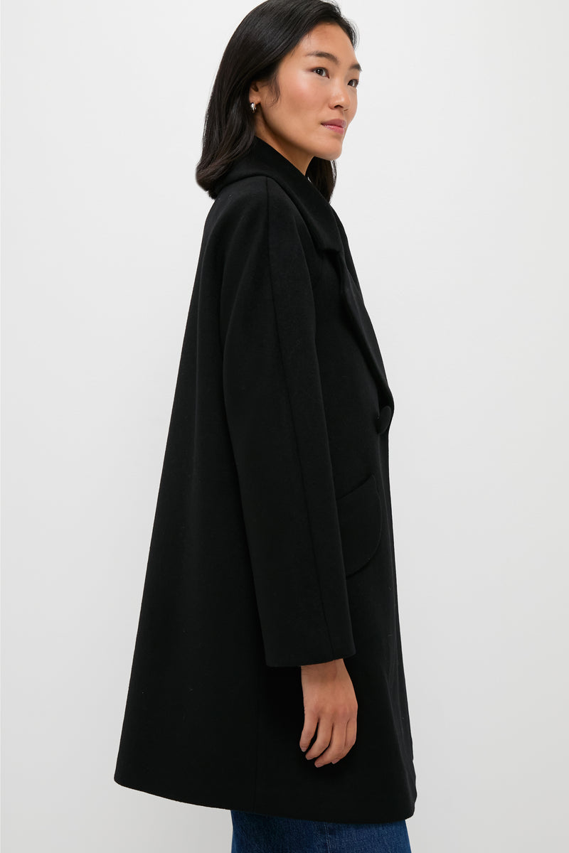 Black Harley Peacoat