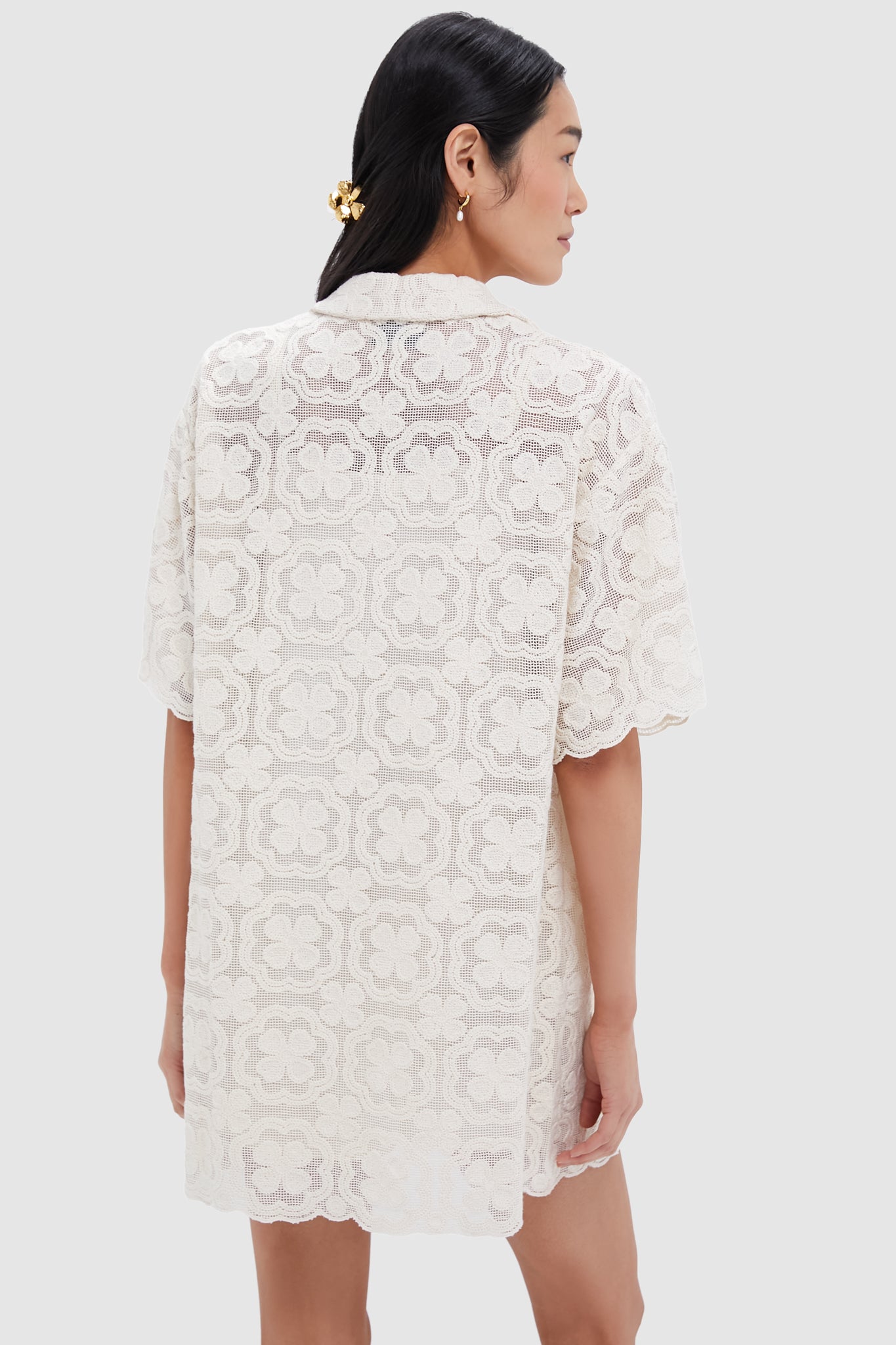 Tan Lace Kiera Dress