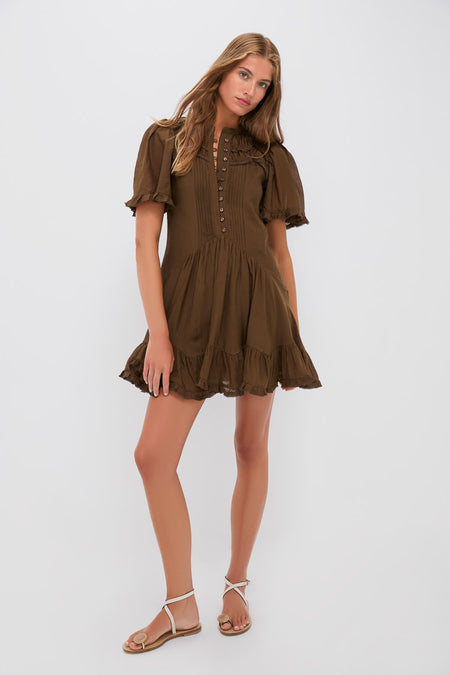 Dark Khaki Celyana Dress