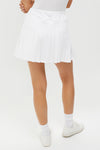 White 15 Inch Williams Tennis Skirt