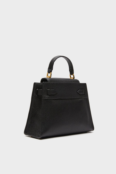 Black Veronica Beard Dash Top Handle