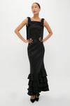 Black Taffeta Greer Top